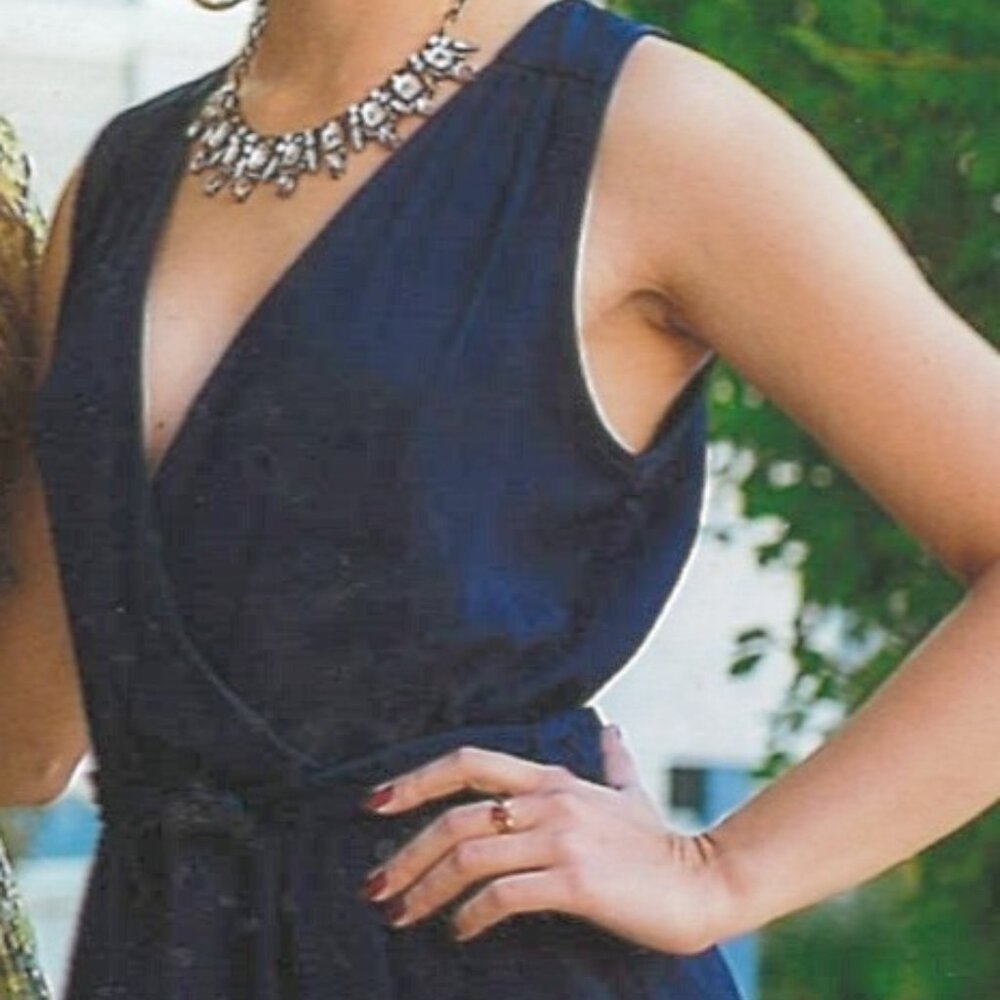 Sunny Girl navy blue (not black) jumpsuit, Australian 8 (compares to US 4)